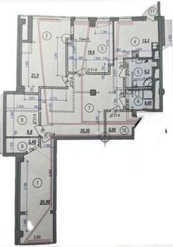 3-к квартира, вторичка, 129м2, 2/17 этаж
