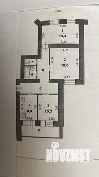 3-к квартира, вторичка, 71м2, 10/12 этаж