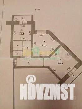 2-к квартира, вторичка, 80м2, 5/10 этаж