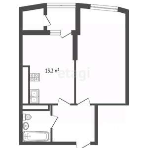 1-к квартира, вторичка, 48м2, 11/20 этаж