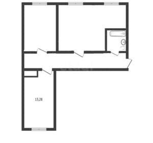 3-к квартира, вторичка, 62м2, 2/6 этаж