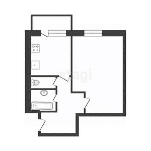 1-к квартира, вторичка, 38м2, 7/10 этаж