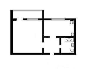 1-к квартира, вторичка, 31м2, 3/5 этаж