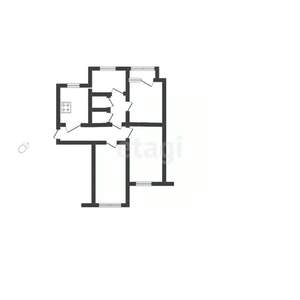 4-к квартира, вторичка, 77м2, 3/9 этаж