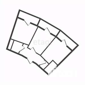 2-к квартира, вторичка, 57м2, 9/9 этаж