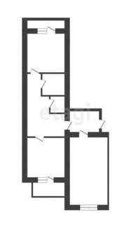 2-к квартира, вторичка, 72м2, 2/16 этаж