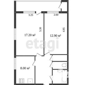 2-к квартира, вторичка, 47м2, 14/14 этаж