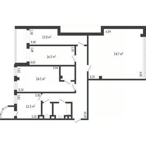 4-к квартира, вторичка, 154м2, 7/9 этаж