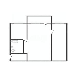 2-к квартира, вторичка, 44м2, 5/5 этаж