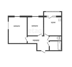 2-к квартира, вторичка, 60м2, 2/5 этаж