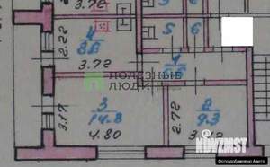 2-к квартира, вторичка, 42м2, 1/2 этаж