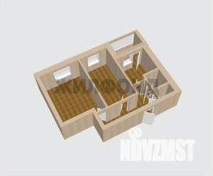 2-к квартира, вторичка, 49м2, 2/3 этаж