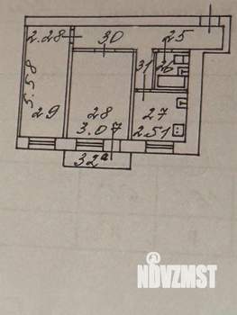 2-к квартира, вторичка, 44м2, 5/5 этаж