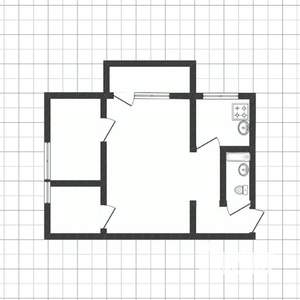 3-к квартира, вторичка, 43м2, 2/3 этаж