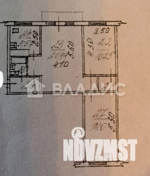 3-к квартира, вторичка, 58м2, 2/5 этаж