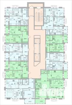 1-к квартира, вторичка, 40м2, 17/18 этаж