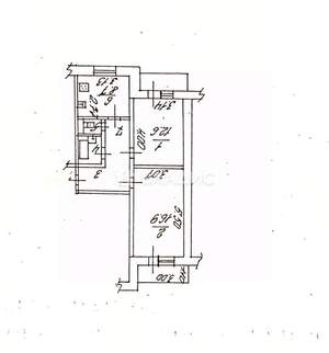 2-к квартира, вторичка, 51м2, 5/10 этаж