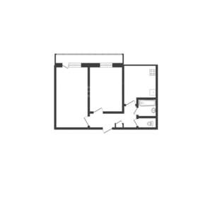 2-к квартира, вторичка, 47м2, 5/9 этаж