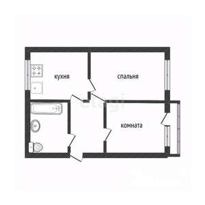 2-к квартира, вторичка, 63м2, 5/5 этаж