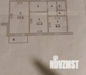 2-к квартира, вторичка, 51м2, 2/10 этаж