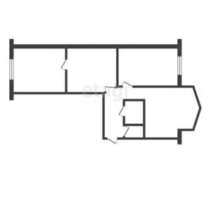 3-к квартира, вторичка, 60м2, 5/5 этаж