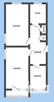 3-к квартира, вторичка, 62м2, 4/5 этаж