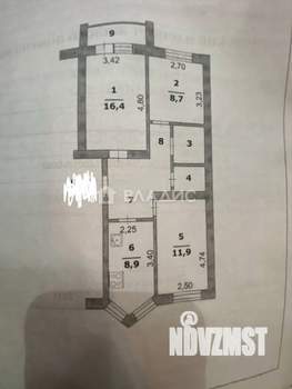 3-к квартира, вторичка, 58м2, 5/5 этаж
