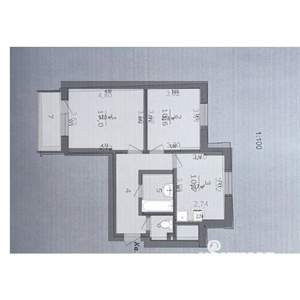2-к квартира, вторичка, 60м2, 2/5 этаж
