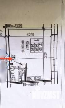 Студия квартира, вторичка, 25м2, 5/5 этаж