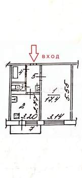 1-к квартира, вторичка, 34м2, 5/9 этаж
