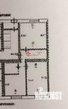 2-к квартира, вторичка, 64м2, 1/4 этаж