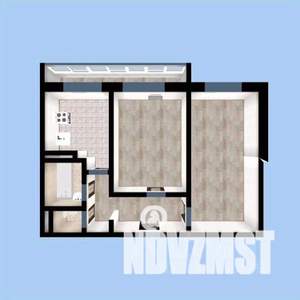 2-к квартира, вторичка, 51м2, 2/10 этаж