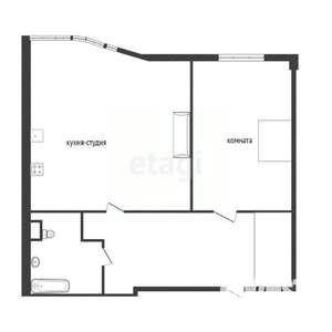 2-к квартира, вторичка, 60м2, 6/17 этаж