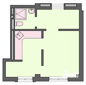 Студия квартира, вторичка, 27м2, 5/5 этаж