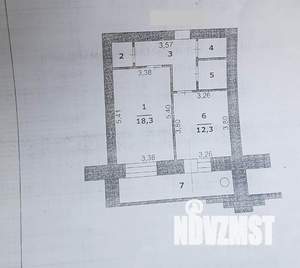 1-к квартира, вторичка, 49м2, 7/9 этаж