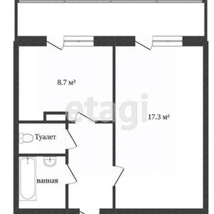 1-к квартира, вторичка, 34м2, 10/10 этаж