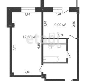 1-к квартира, вторичка, 49м2, 13/19 этаж