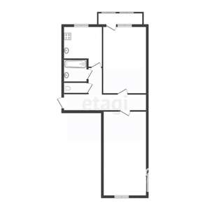 2-к квартира, вторичка, 64м2, 2/9 этаж