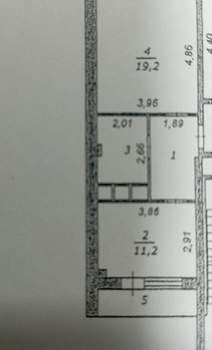 1-к квартира, вторичка, 42м2, 13/15 этаж