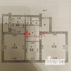 3-к квартира, вторичка, 72м2, 1/3 этаж