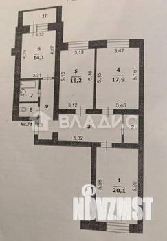3-к квартира, вторичка, 98м2, 10/14 этаж