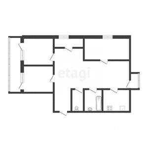 3-к квартира, вторичка, 100м2, 10/12 этаж