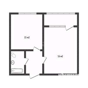 1-к квартира, вторичка, 37м2, 5/9 этаж