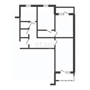 3-к квартира, вторичка, 74м2, 7/10 этаж