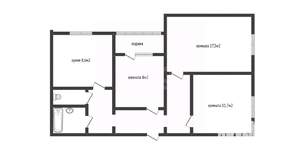 3-к квартира, вторичка, 63м2, 1/9 этаж