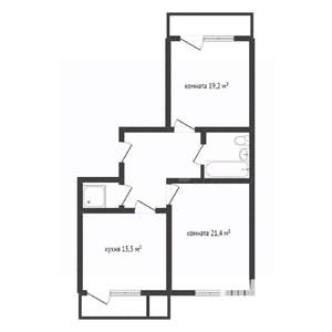 2-к квартира, вторичка, 66м2, 8/17 этаж