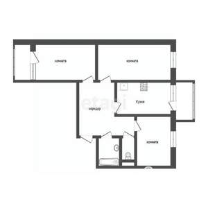 3-к квартира, вторичка, 92м2, 10/17 этаж