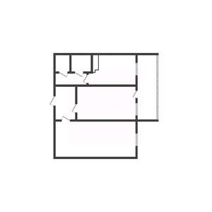 2-к квартира, вторичка, 44м2, 2/9 этаж