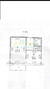 1-к квартира, вторичка, 34м2, 10/10 этаж