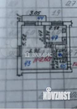 1-к квартира, вторичка, 31м2, 3/5 этаж